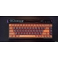 Zhongli 104+24 PBT Dye-subbed Keycaps Set for Cherry MX Mechanical Gaming Keyboard Black